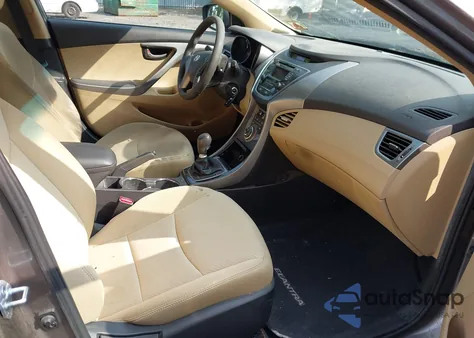 2013 Hyundai Elantra Gls z USA, uszkodzony, nr VIN 5NPDH4AE5DH245137